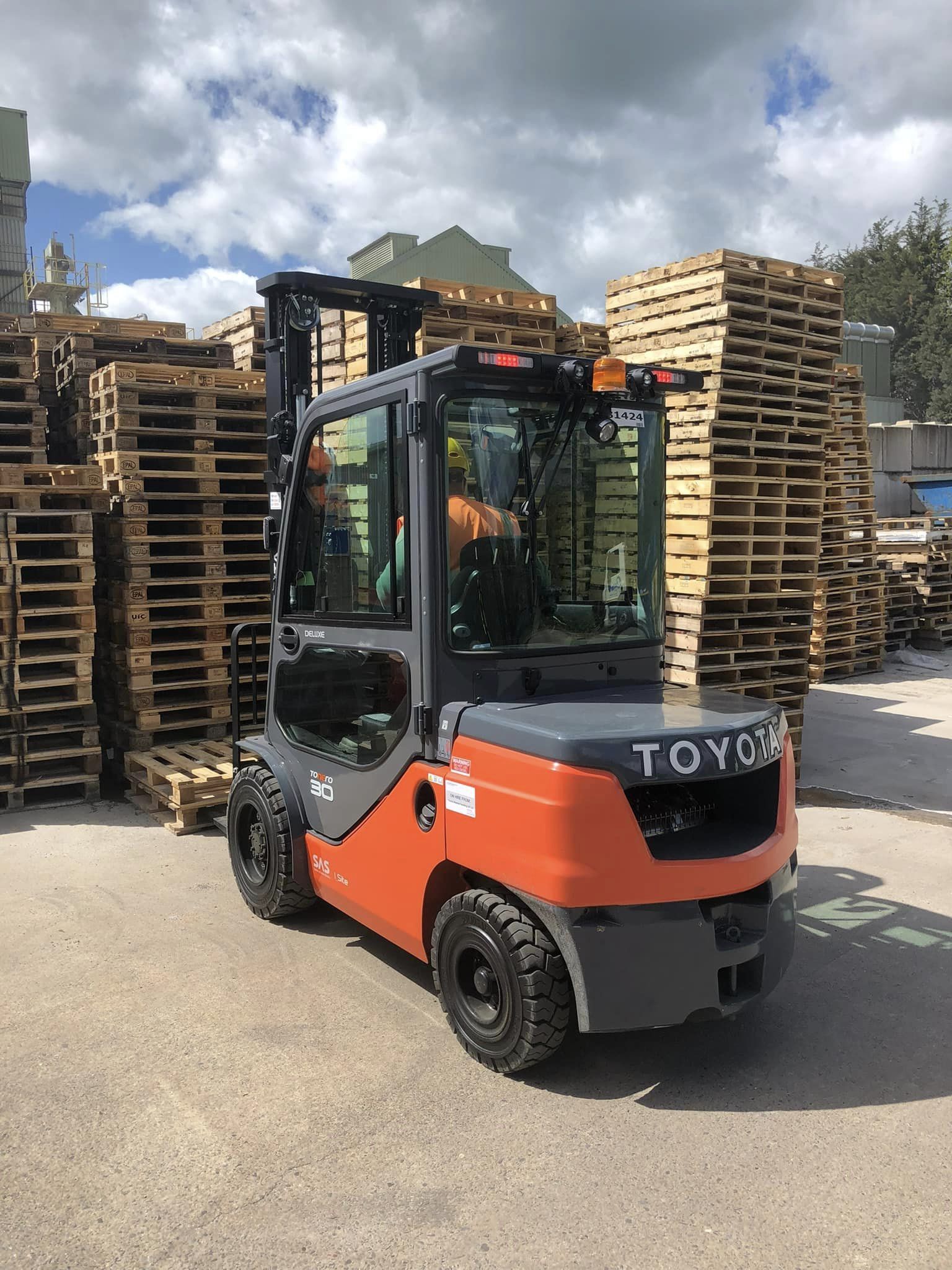 PB fork truck training