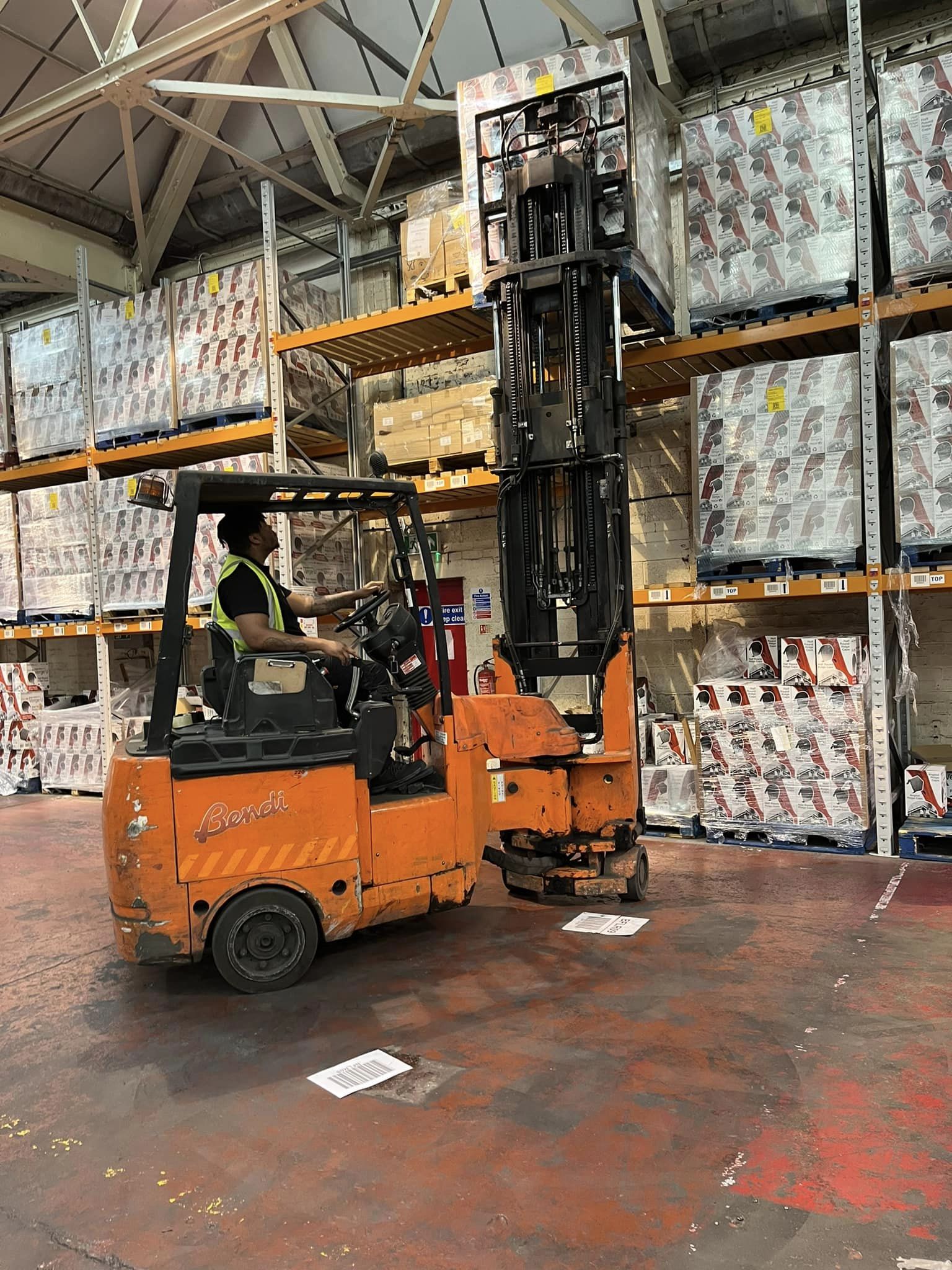 PB fork truck training