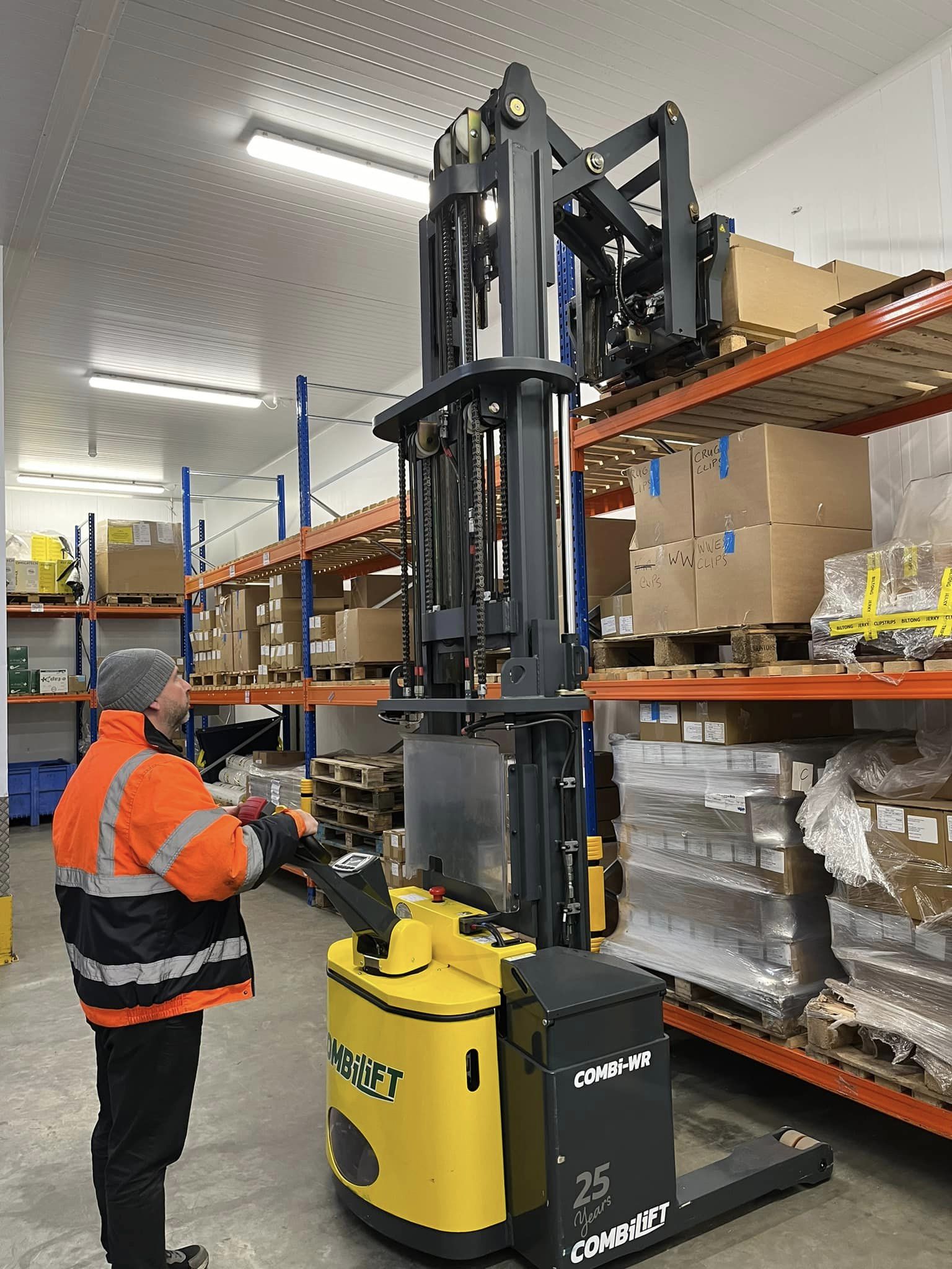 PB fork truck training