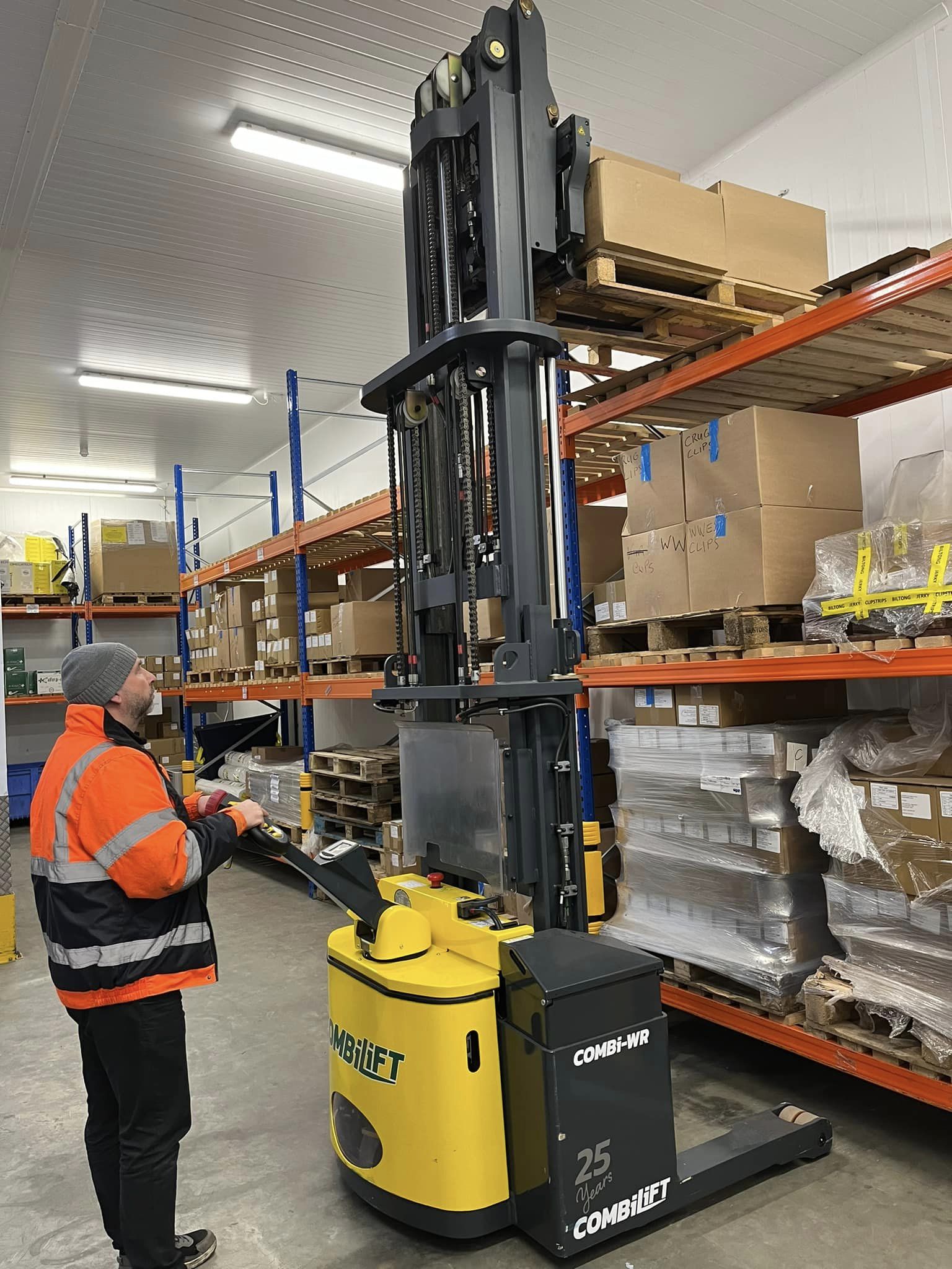 PB fork truck training